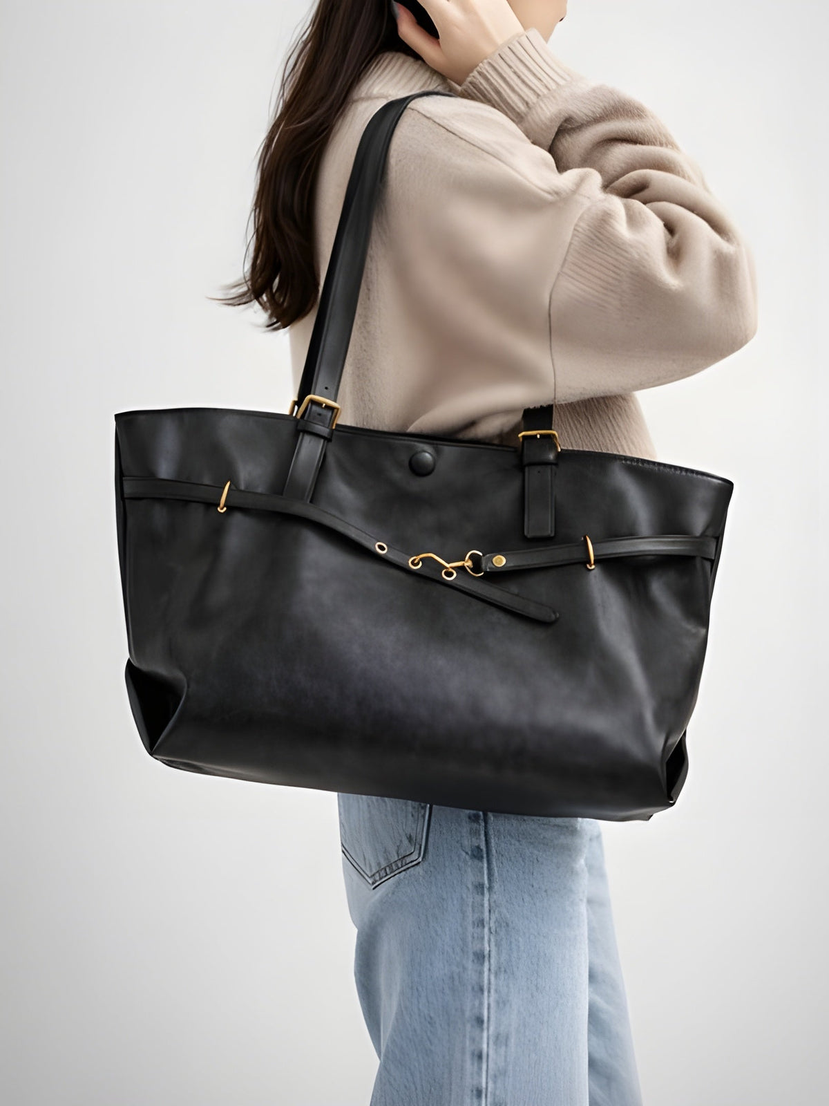 Thermabuild | Black tote school bag