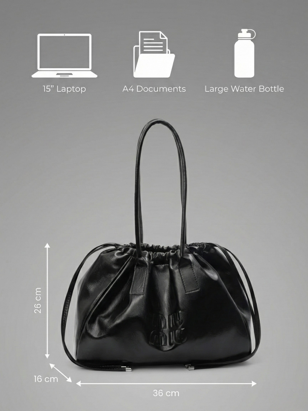 Thermabuild | Black work tote bag