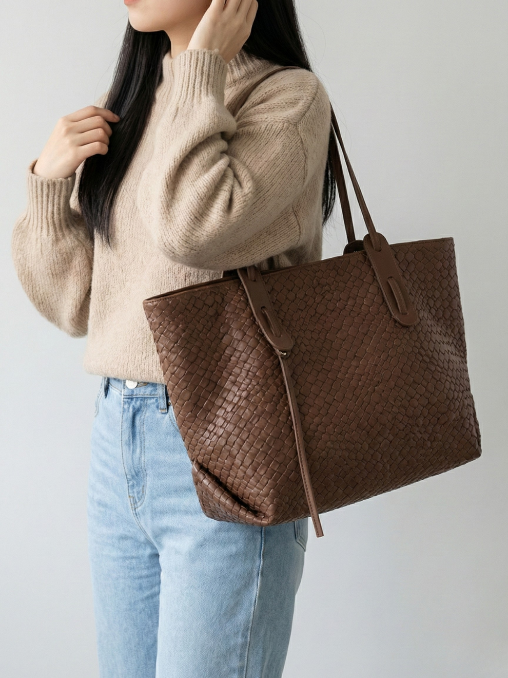 Thermabuild | Brown vegan leather work bag