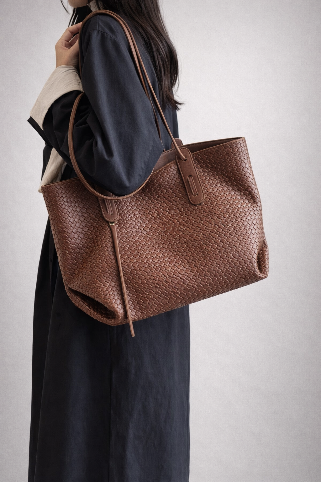 Thermabuild | Brown vegan leather work bag