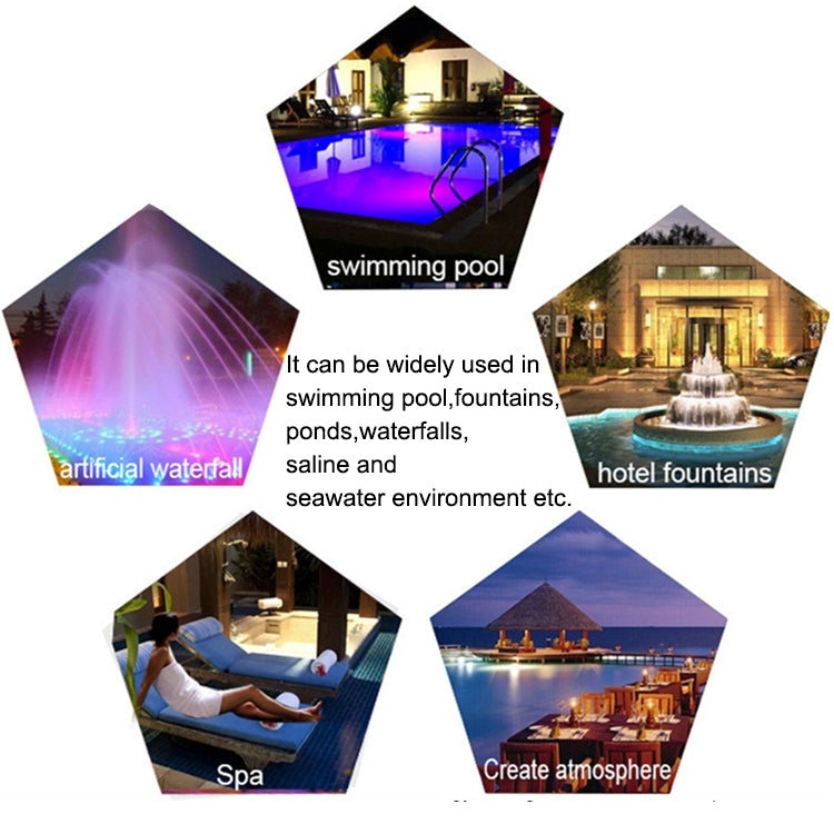 Thermabuild | 15W LED Stainless Steel Wall-Mounted Pool Light Landscape Underwater Light
