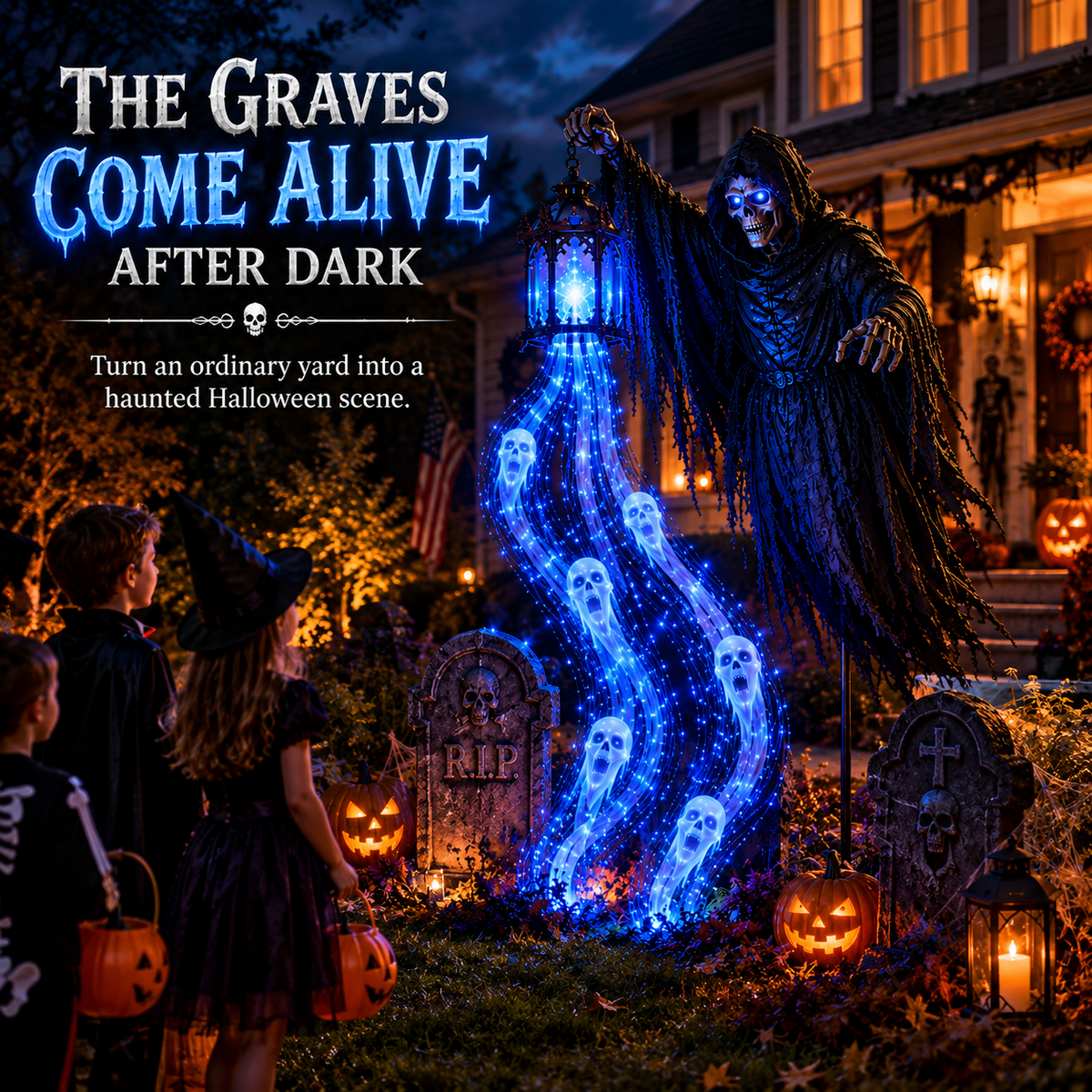 Thermabuild | Animated Halloween Garden Lights