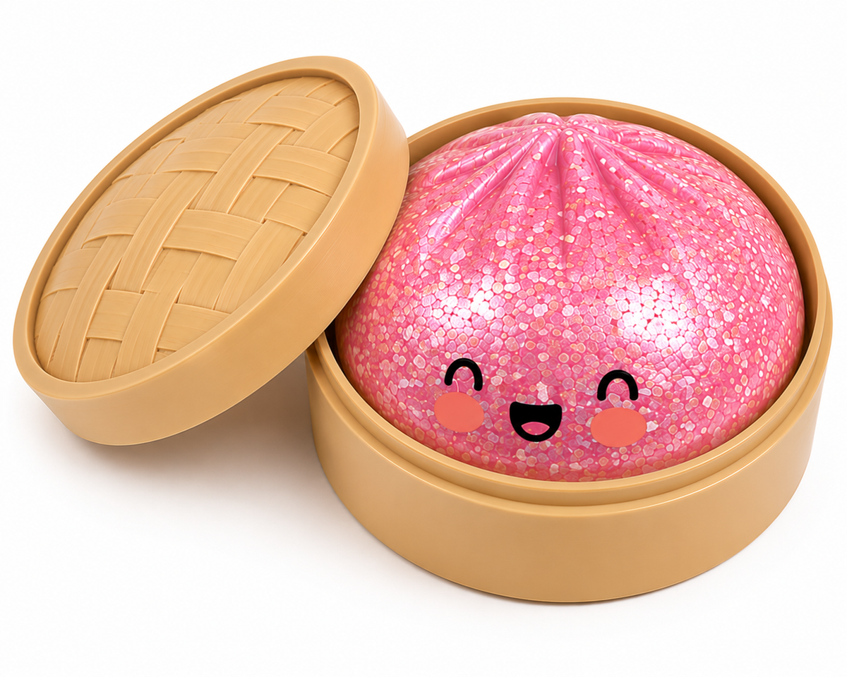 Thermabuild | Glitter Dumpling Squishy Toy