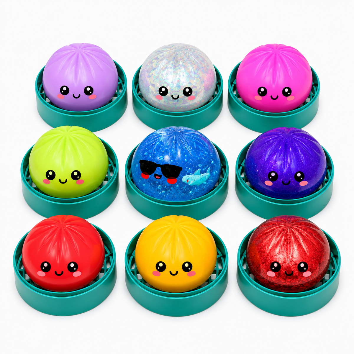 Thermabuild | Shark Dumpling Squishy Toy