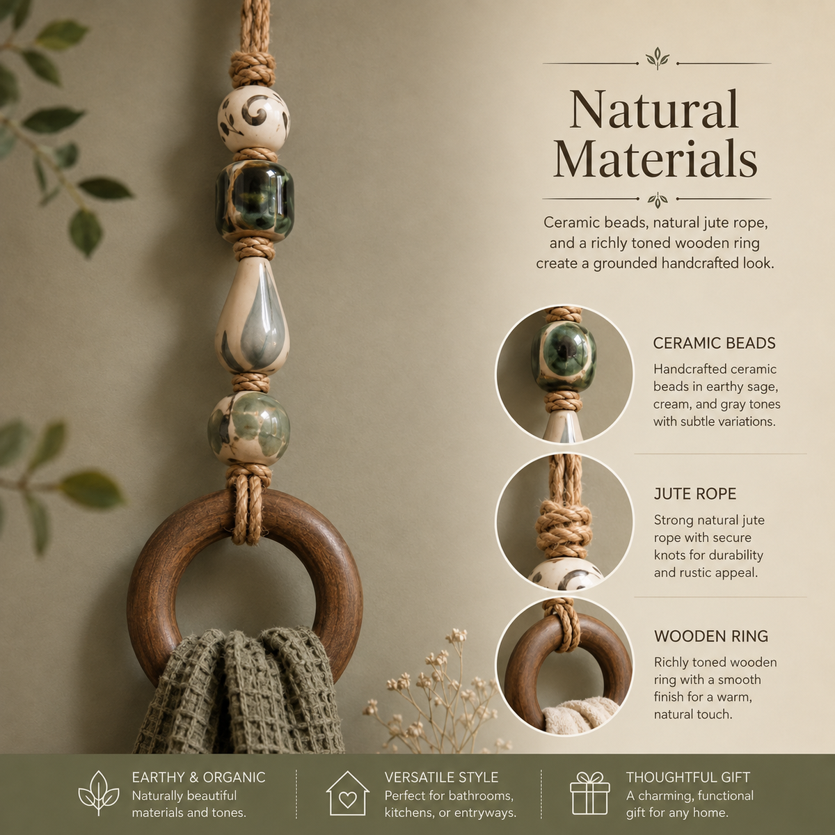 Thermabuild | Beaded Towel Hanger