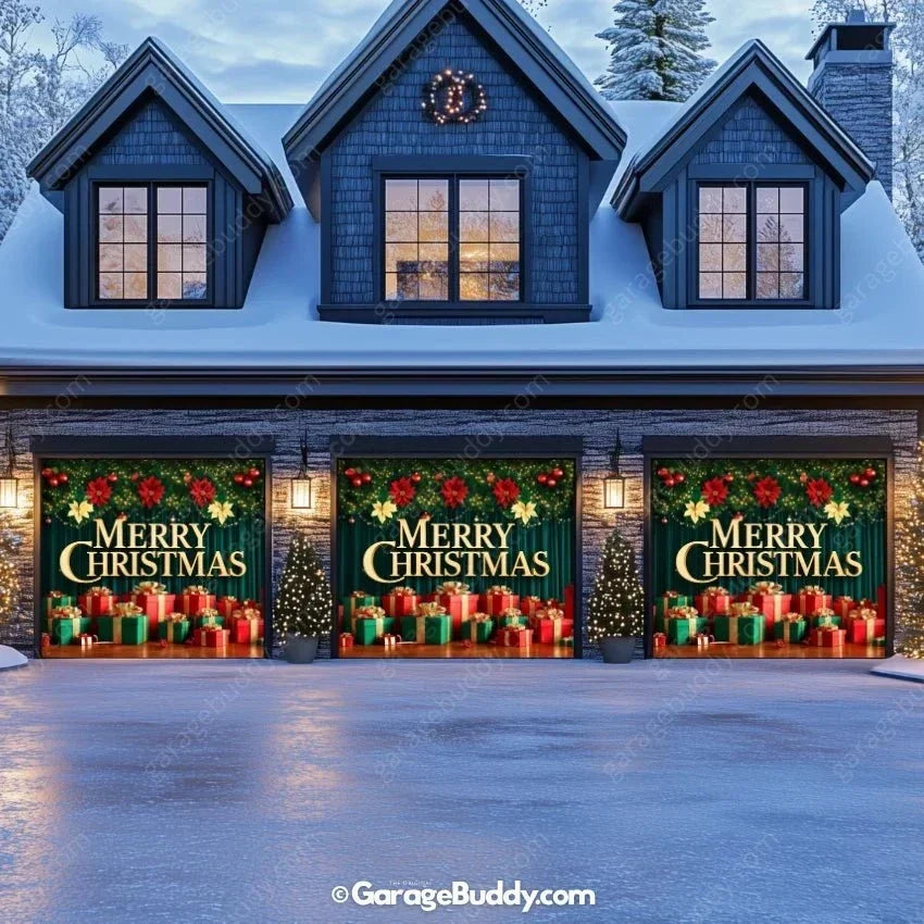 Thermabuild | Christmas Joy Garage Door Cover