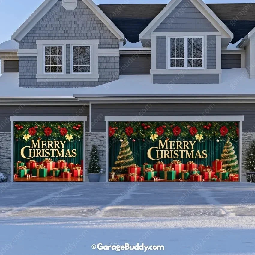 Thermabuild | Christmas Joy Garage Door Cover