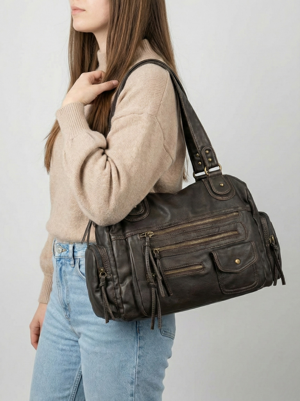 Thermabuild | Coffee go-to shoulder handbag for school