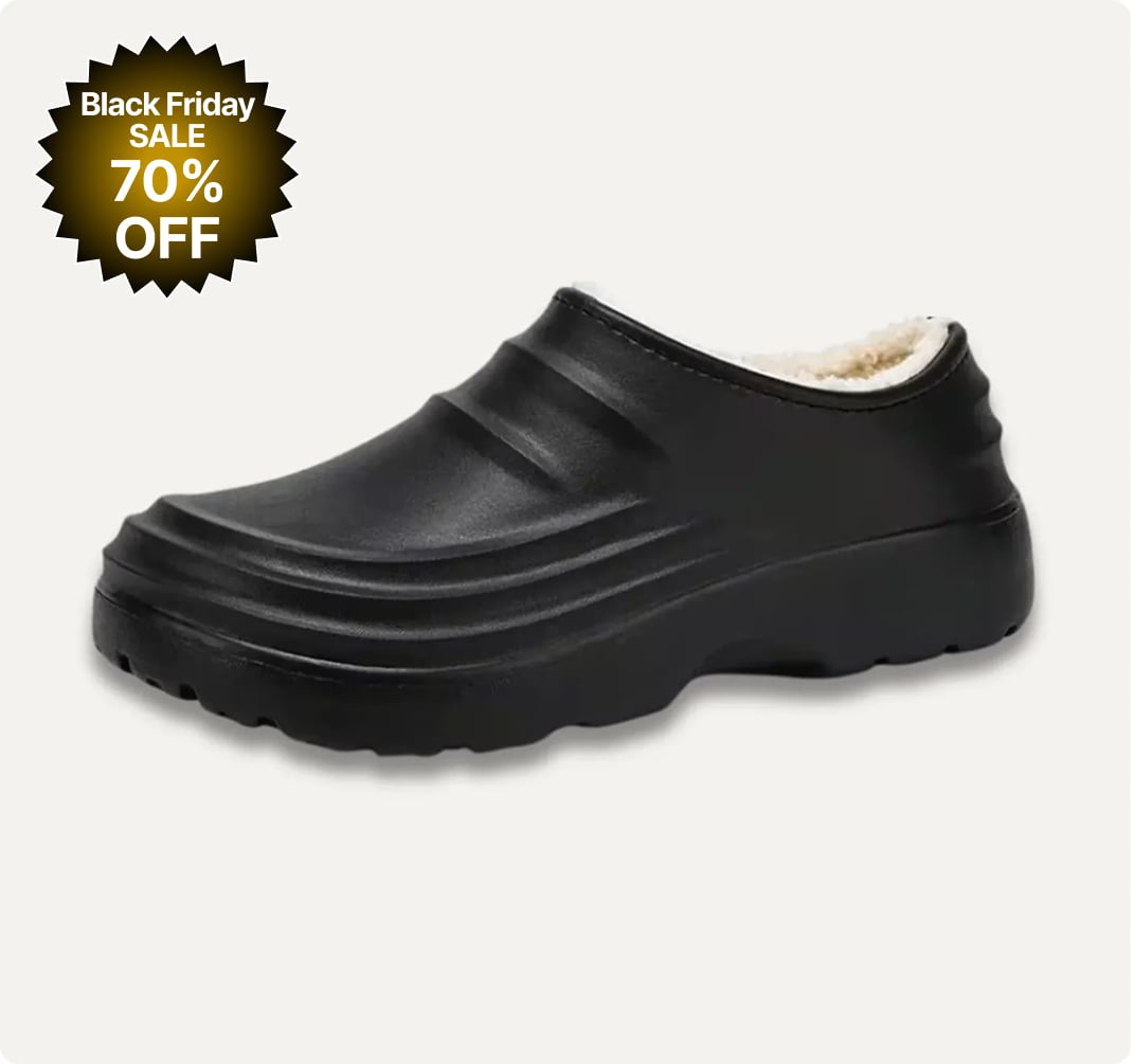 Thermabuild | Torrey Fuzzy Non-Slip Comfort Clogs – Warm Slip-On Fit