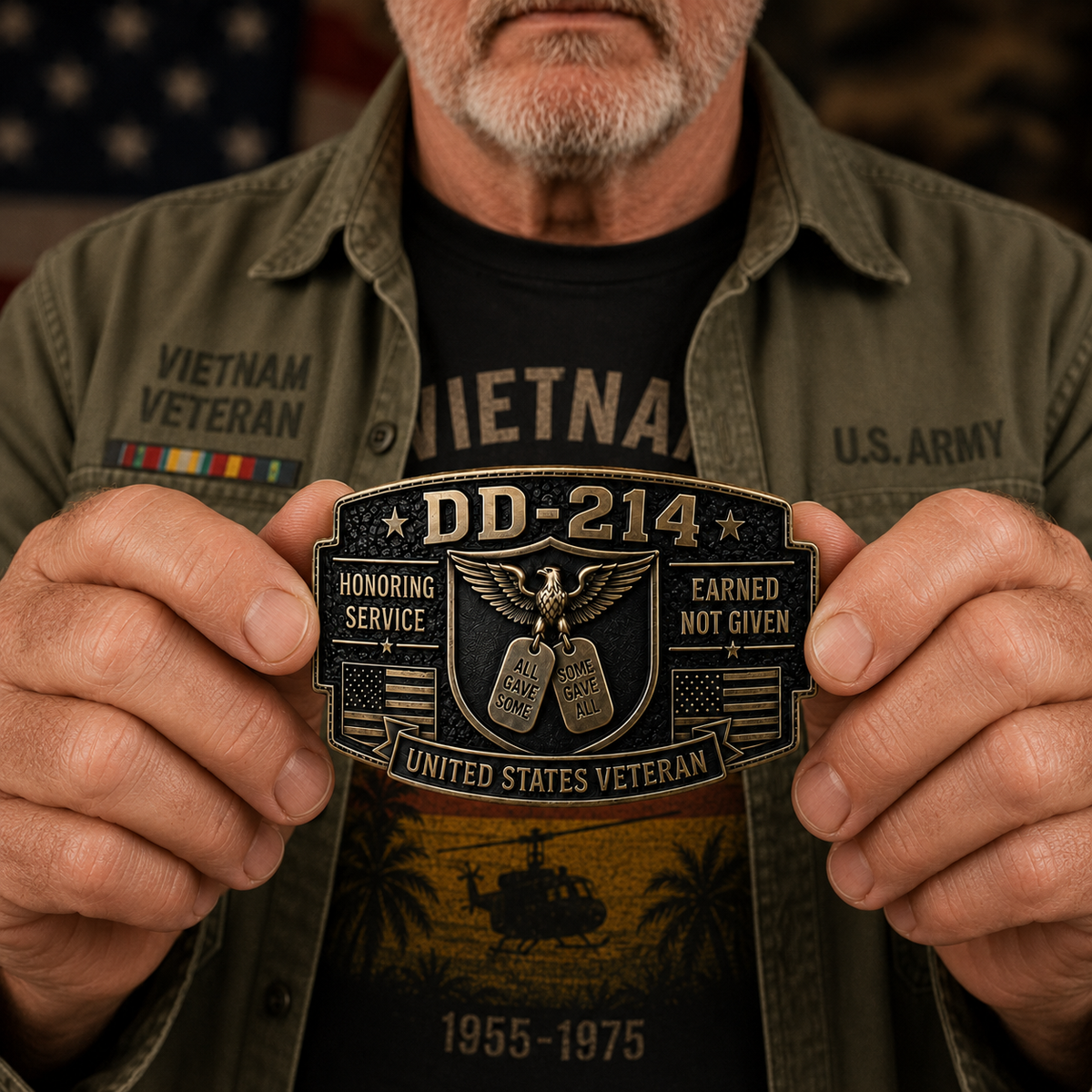 Thermabuild | DD-214 Veteran Belt Buckle
