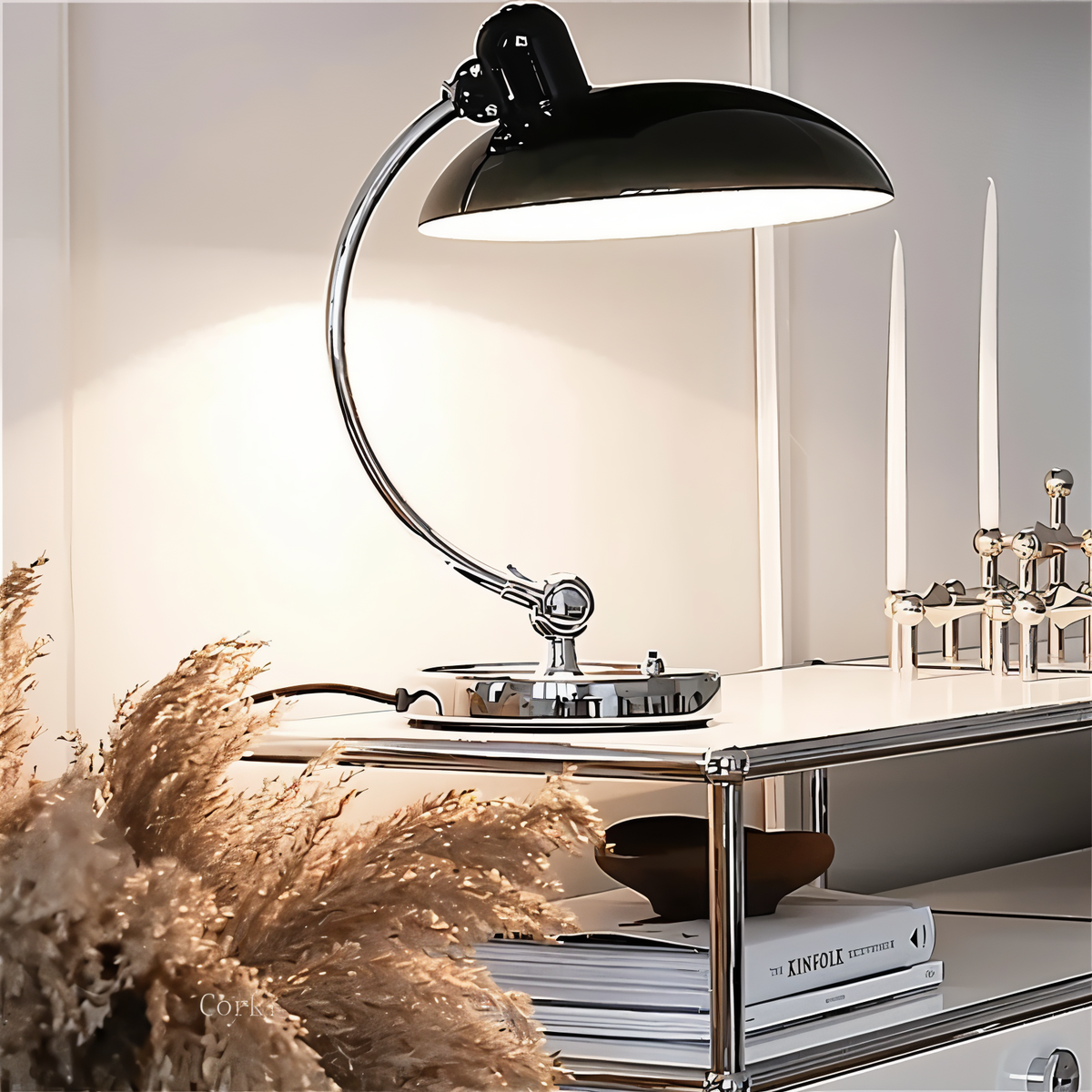 Thermabuild | Adjustable Vintage Iron Dome Desk Lamp