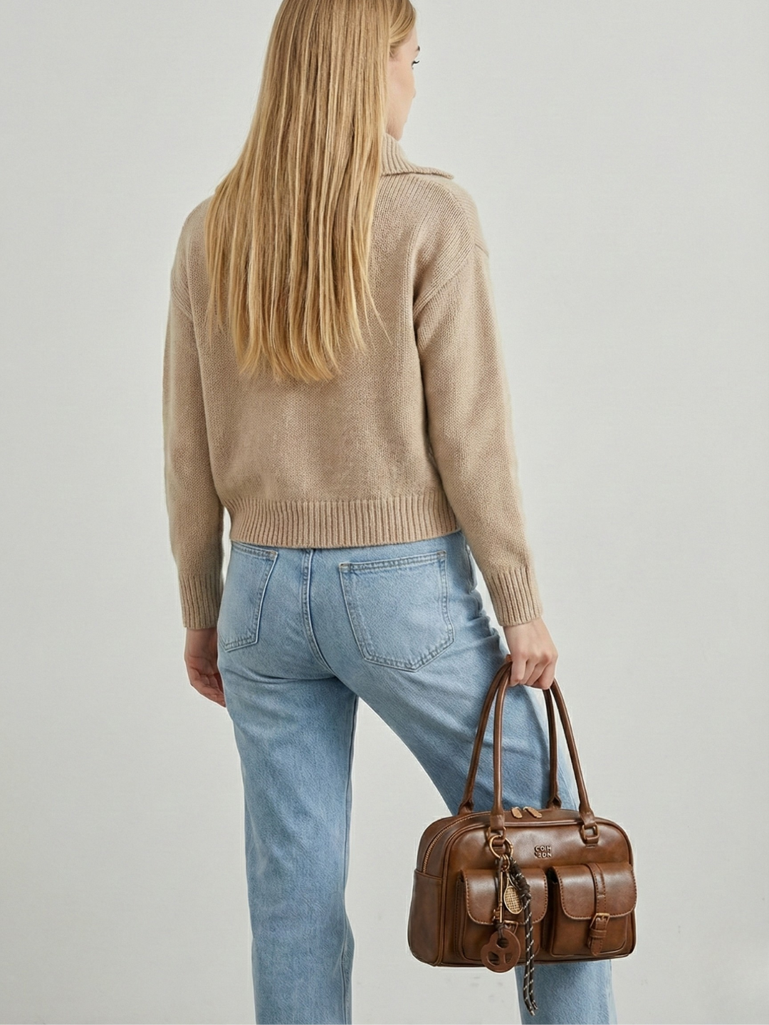 Thermabuild | Brown bag for women in Vegan leather