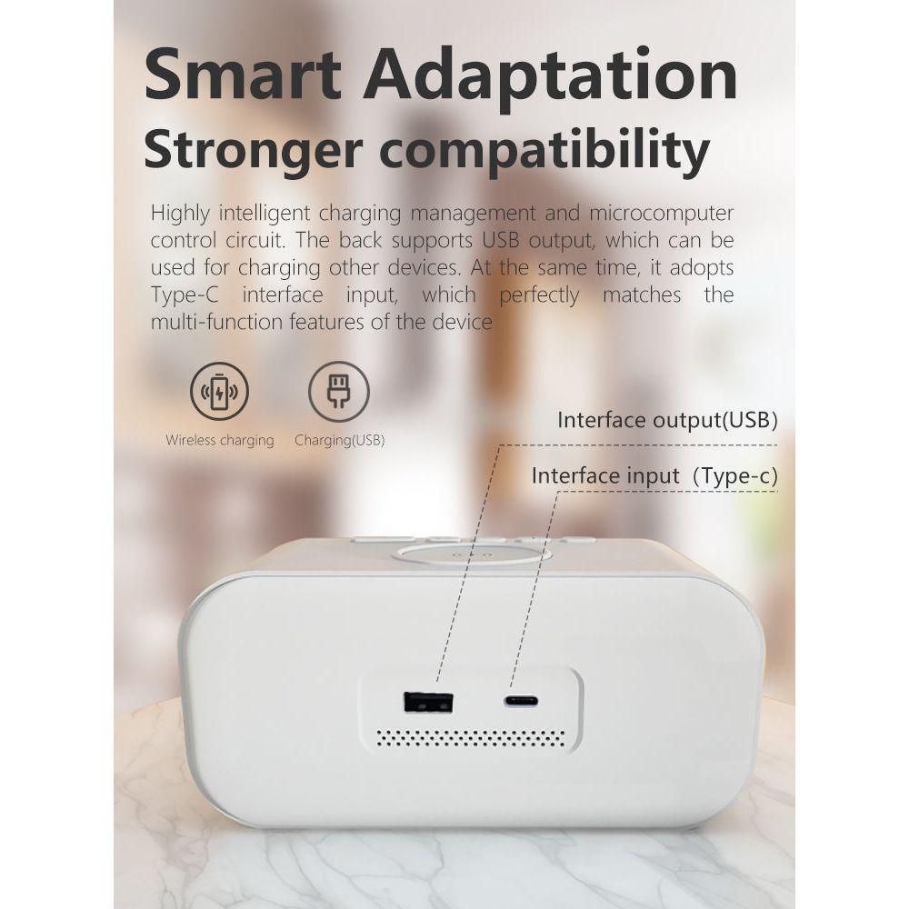 Thermabuild | 2-in-1 Alarm Clock - Multitime - Digital Display