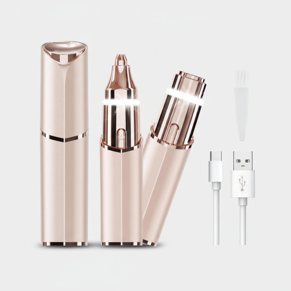 Thermabuild | Facial Hair Remover Electric Eyebrow Trimmer Travel Shaver