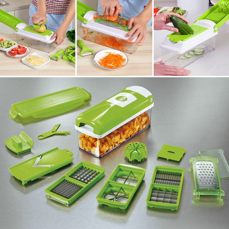 Thermabuild | 12-in-1 Multifunctional Vegetable Cutter