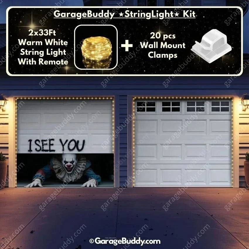 Thermabuild | Peeking Clown Garage Door Cover