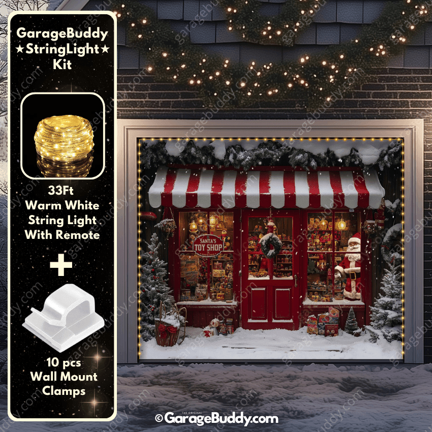 Thermabuild | Santa's Toy Shop Garage Door Cover