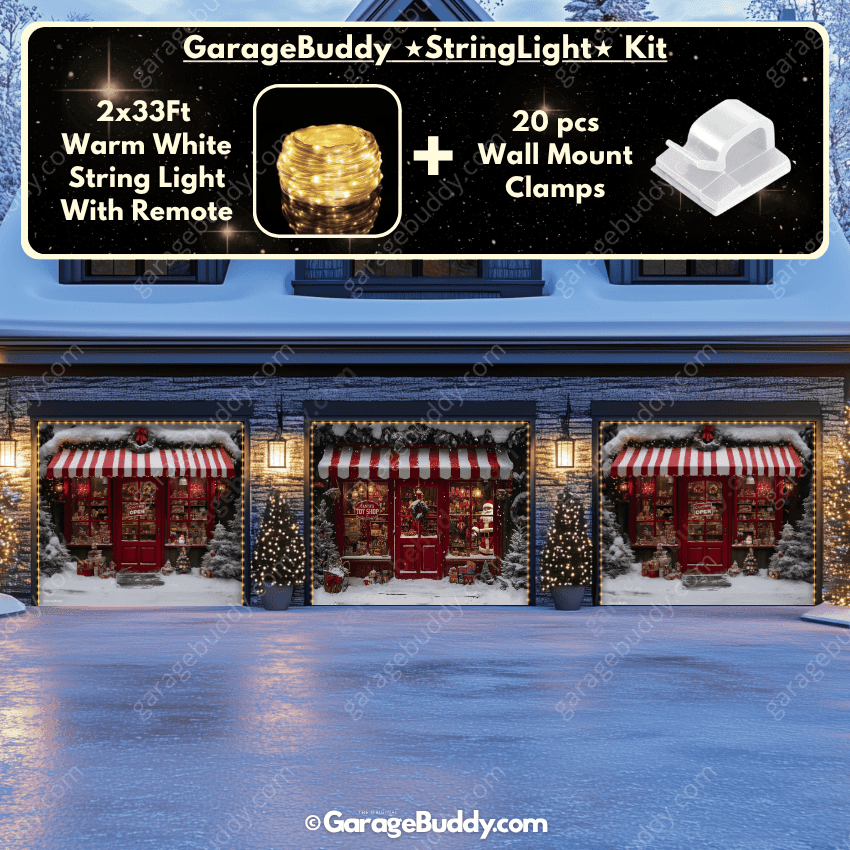 Thermabuild | Santa's Toy Shop Garage Door Cover