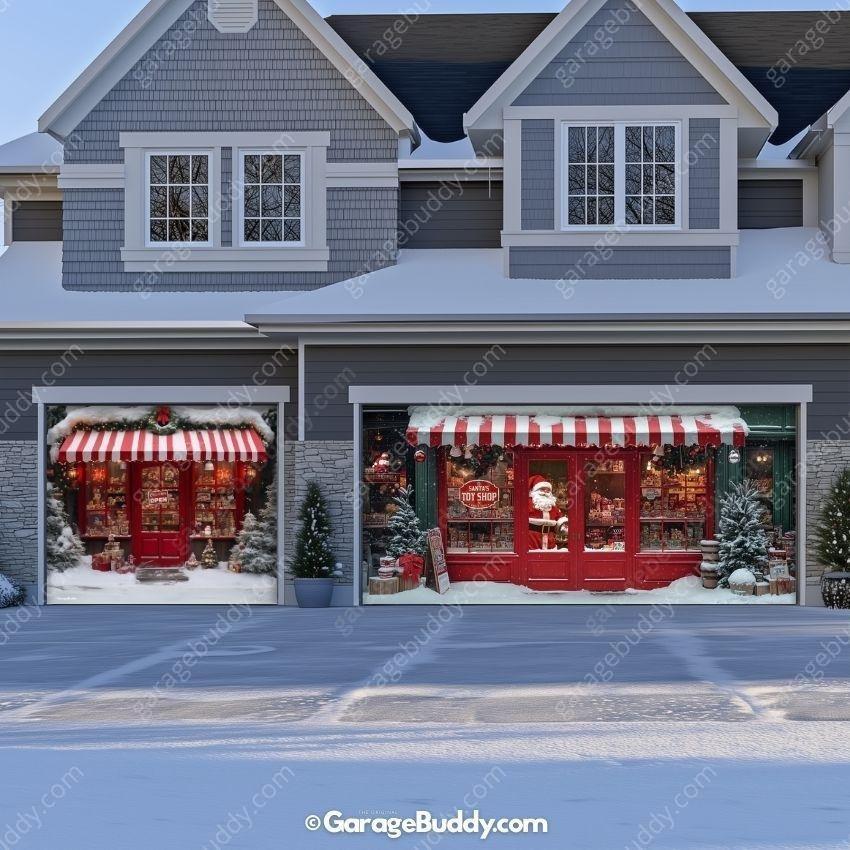 Thermabuild | Santa's Toy Shop Garage Door Cover
