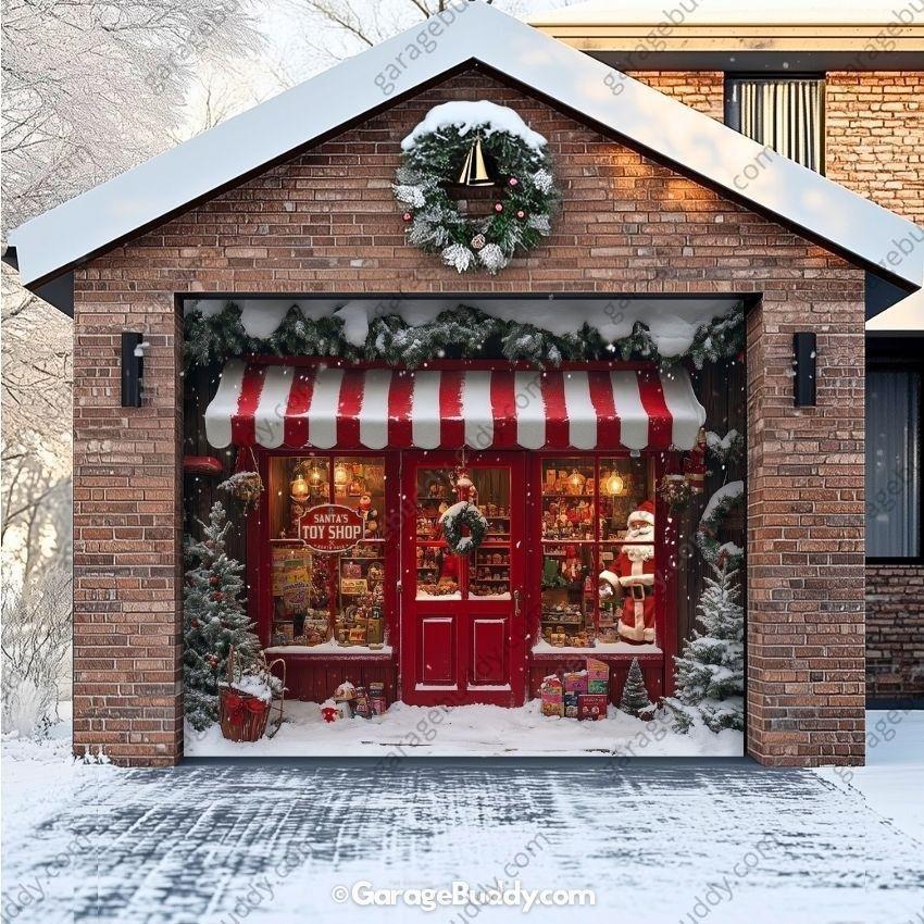 Thermabuild | Santa's Toy Shop Garage Door Cover