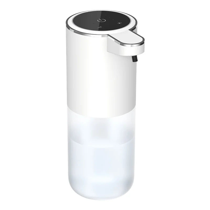 Thermabuild | Touchless Automatic Foam Soap Dispenser with 400ml Transparent Tank - Rechargeable Lithium Battery Powered Hands Free Pump for Household Use