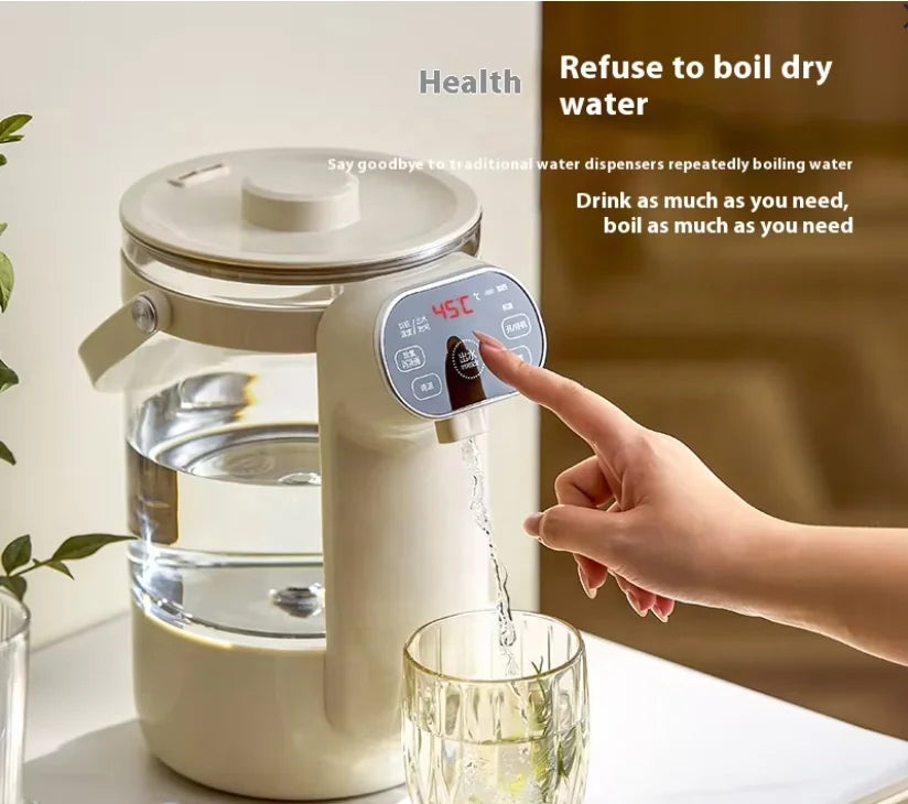 Thermabuild | 3L Stainless Steel Electric Kettle with Digital Temperature Control - Automatic Hot Water Boiler with Keep Warm Function for Home and Office