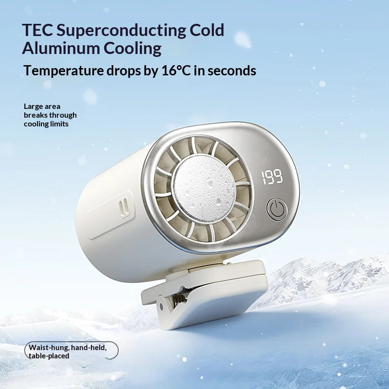 Thermabuild | Multifunctional Clip on Cooling Fan USB Rechargeable  Quiet Portable Fan for Outdoor Desktop Umbrella