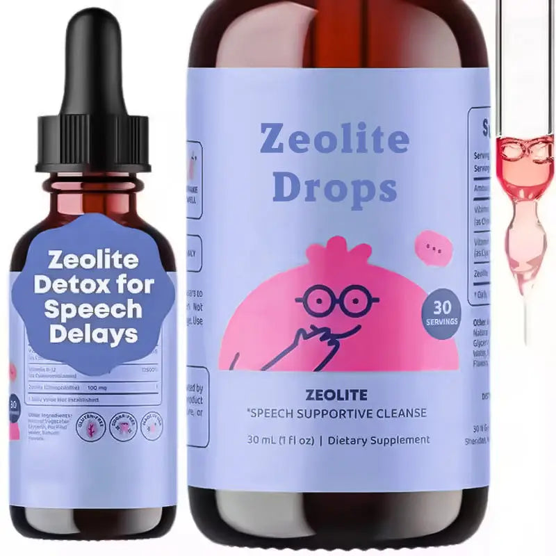 Thermabuild | Children's Herbal Ear Drops for Speech Support and Sensory Cleanse - Natural Ear Care Supplement for Kids - 48 Month Shelf Life