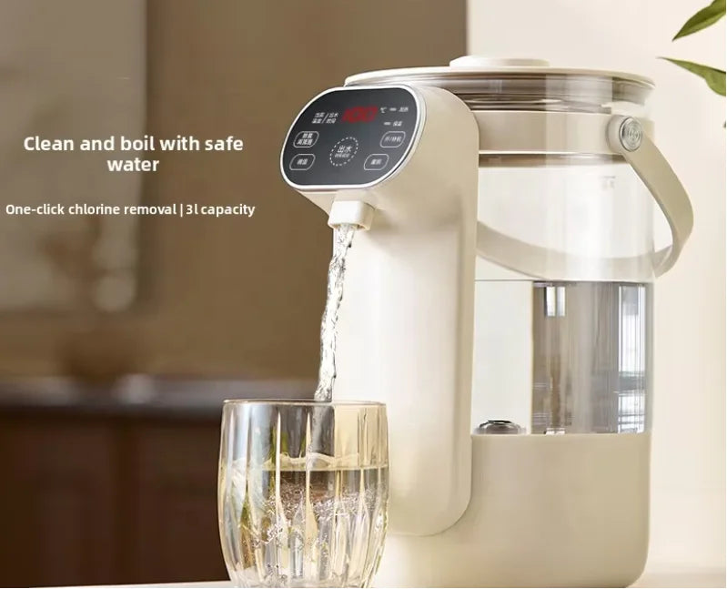 Thermabuild | 3L Stainless Steel Electric Kettle with Digital Temperature Control - Automatic Hot Water Boiler with Keep Warm Function for Home and Office