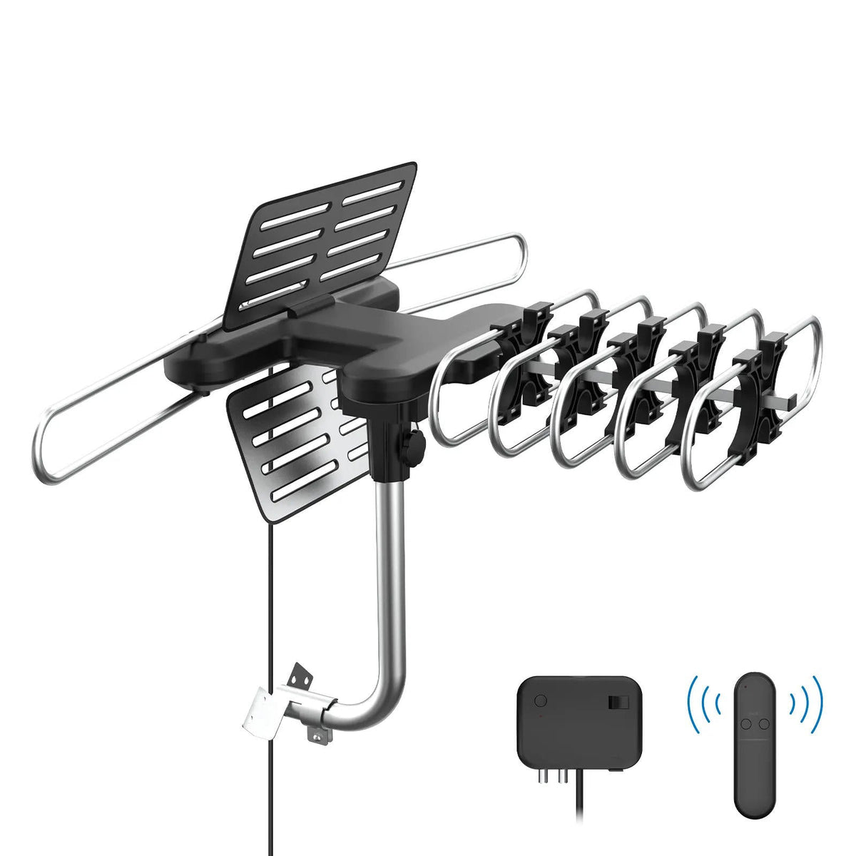 Thermabuild | 2025 Long Distance Digital Outdoor HD TV Antenna with Full 360 Directional Motor Free HD Channels