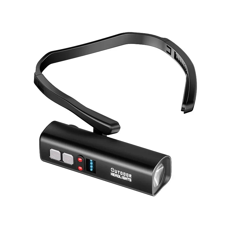 Thermabuild | Rechargeable LED Headlamp with Hand Wave Motion Sensor - Waterproof Outdoor Headlight for Camping, Hiking and Cycling - USB-C Charging