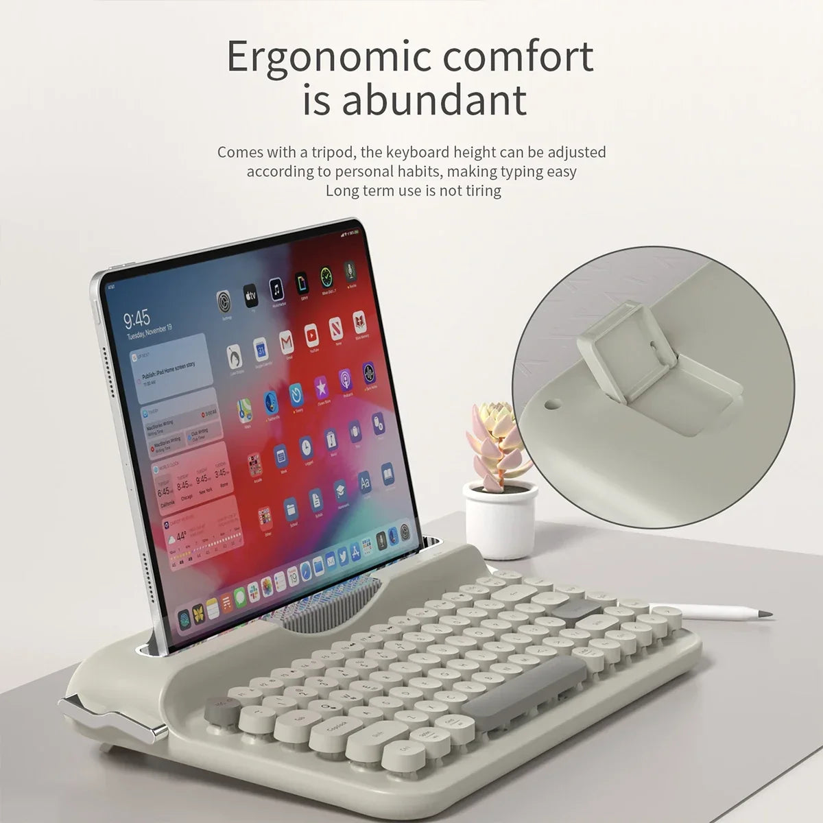 Thermabuild | Wireless Slim Membrane Keyboard - Quiet Low Profile 82 Key RGB Backlit Desktop Computer Peripheral for Office Laptop Typing and Gaming