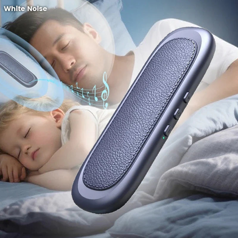 Thermabuild | Dual Bone Conduction White Noise Speaker for Sleep - Bluetooth 5.4 Wireless Rechargeable Sound Machine with 32GB Memory Expansion - Portable
