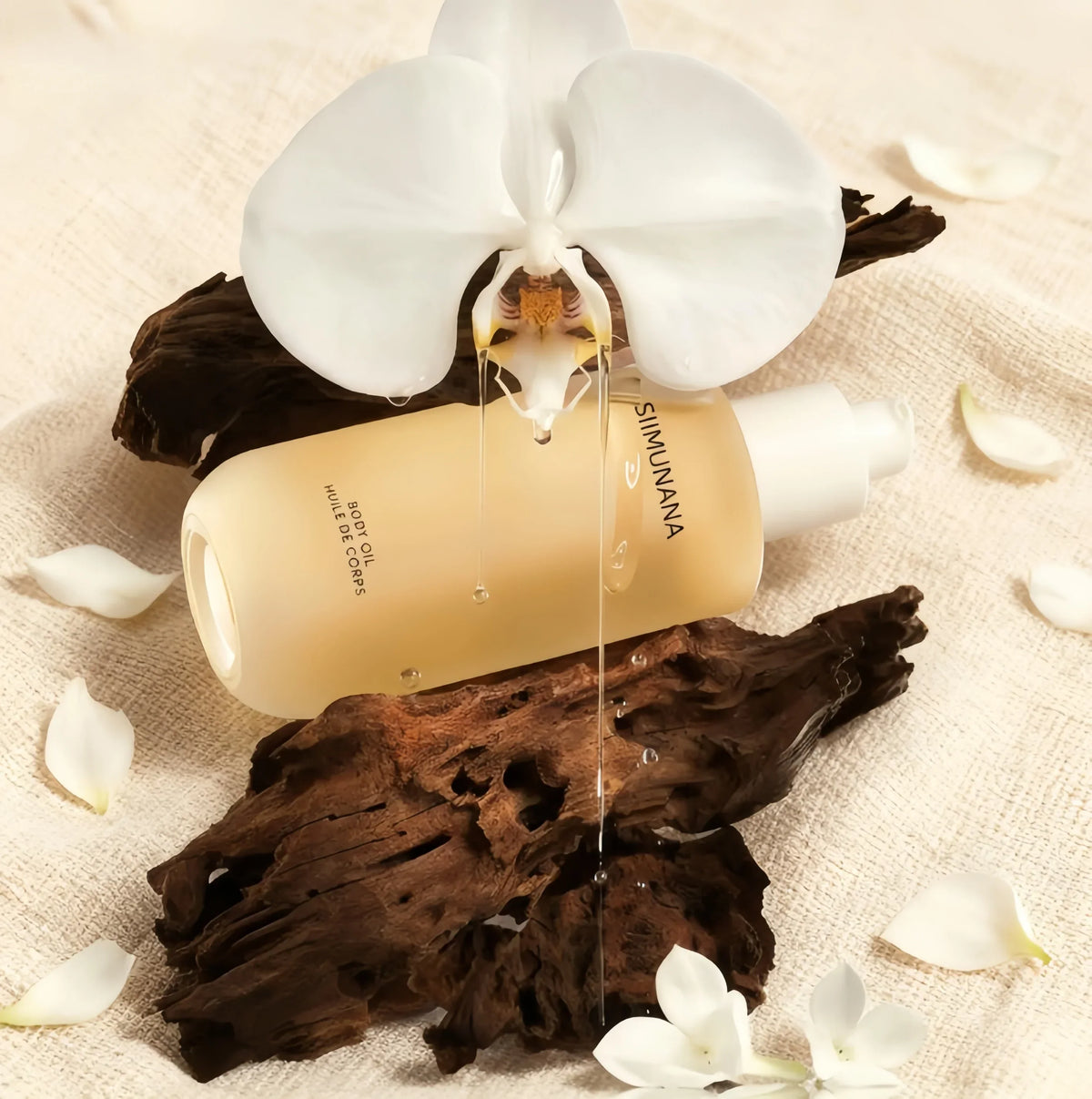 Thermabuild | Moisturizing Jasmine and Sandalwood Body Glow Oil for Women - Nourishing Shimmer Essential Oil for All Skin Types - Brightening Skin Care Serum
