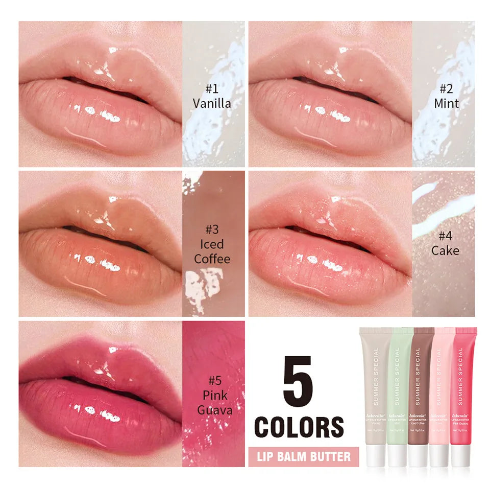 Thermabuild | Hydrating Jelly Lip Glaze for Women - Vegan Fruit Flavored Waterproof Lip Gloss and Moisturizing Balm - Exfoliating Liquid Lip Care - 10g