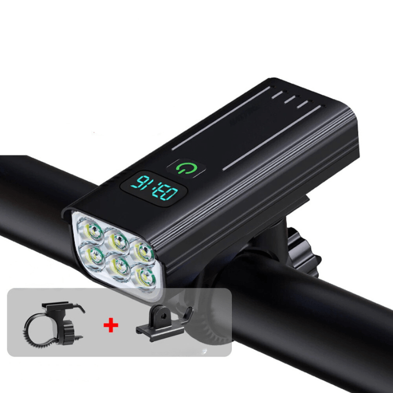 Thermabuild | 5000 Lumen Bike Light with 12 LEDs & USB-C Rechargeable Battery
