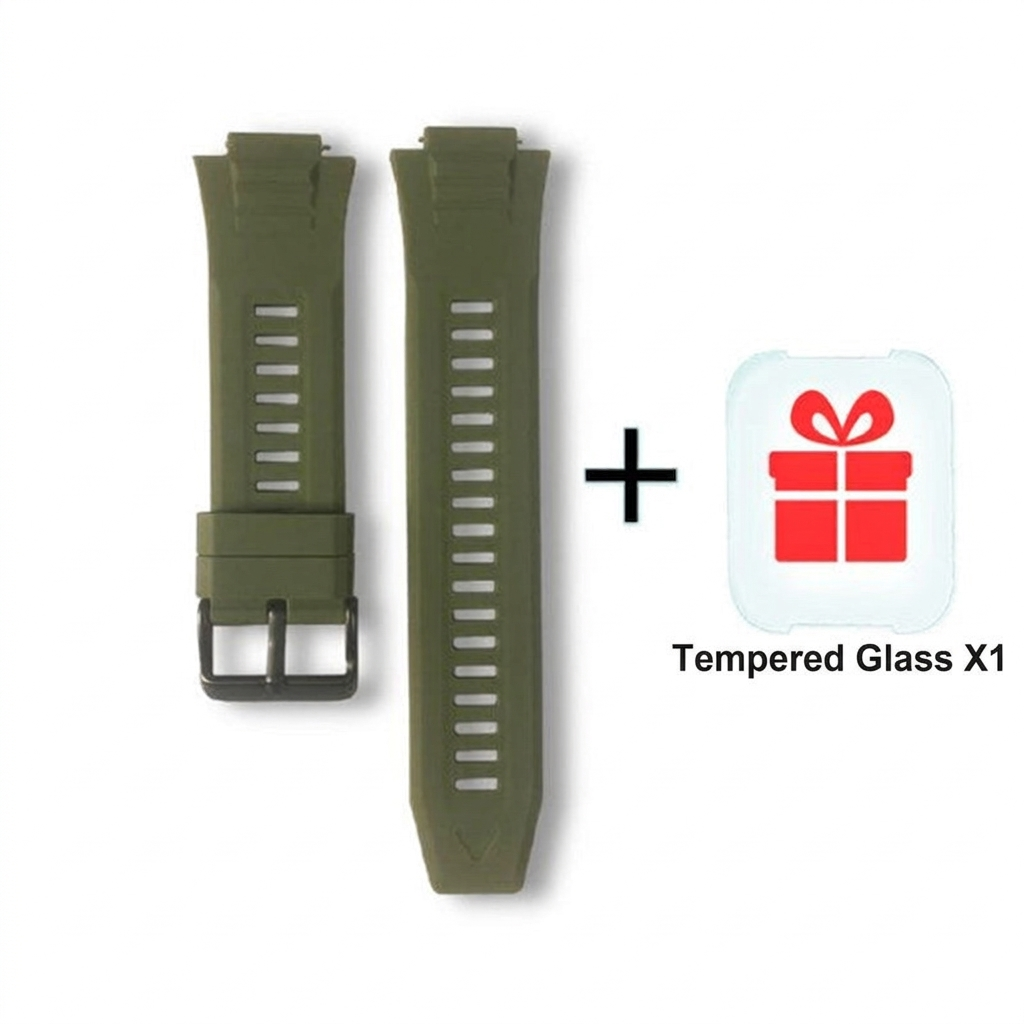 Thermabuild | Military Smartwatch for Men - Waterproof IP68 Rugged Fitness Tracker with Bluetooth Calling, Heart Rate Monitor and 110 Sports Modes