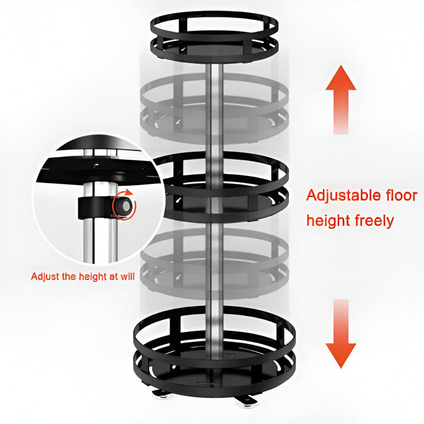 Thermabuild | 3-Tier Swivel Metal Organizer