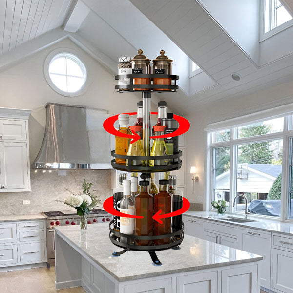 Thermabuild | 3-Tier Swivel Metal Organizer