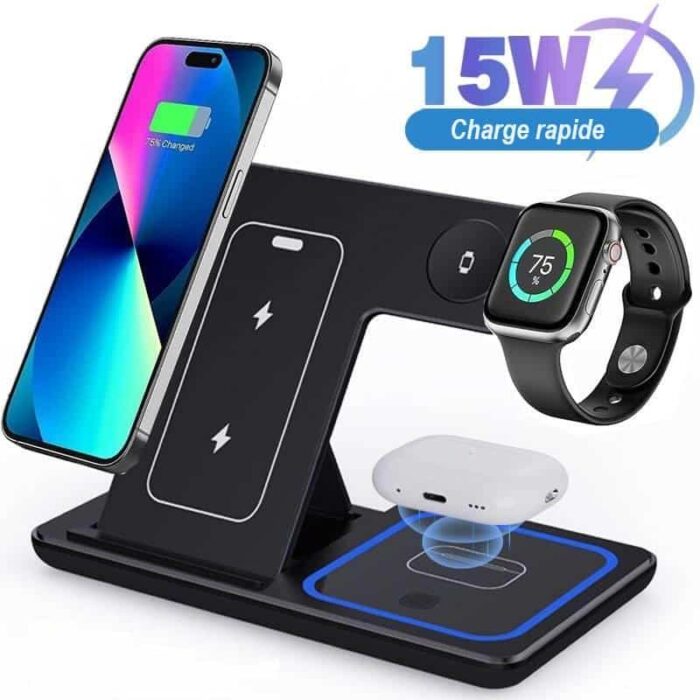 Thermabuild | 3-in-1 Wireless Induction Charger for iPhone