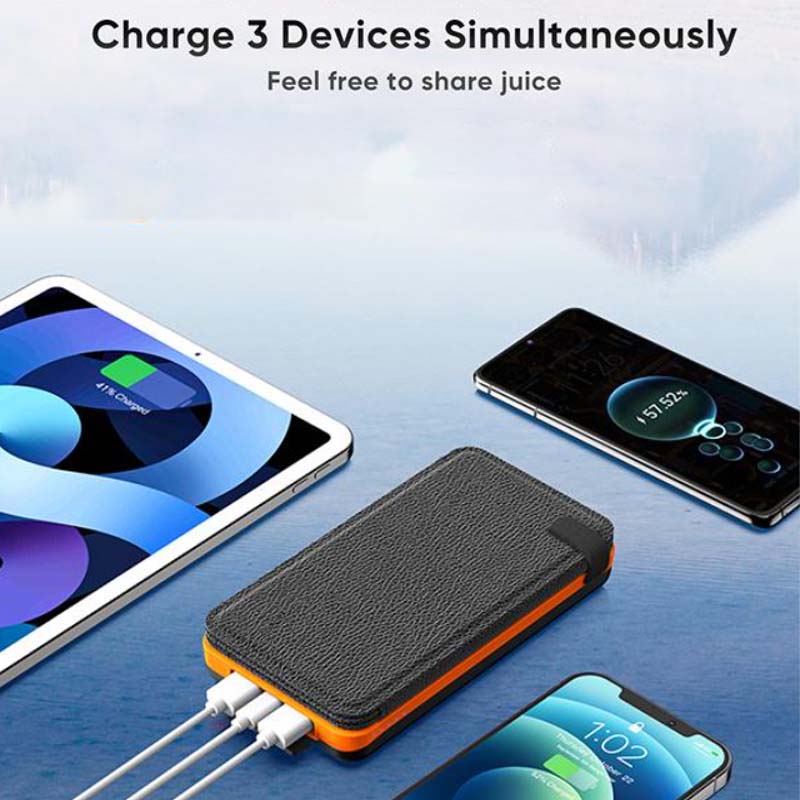 Thermabuild | 25000mAh high-performance solar power bank - quick charge
