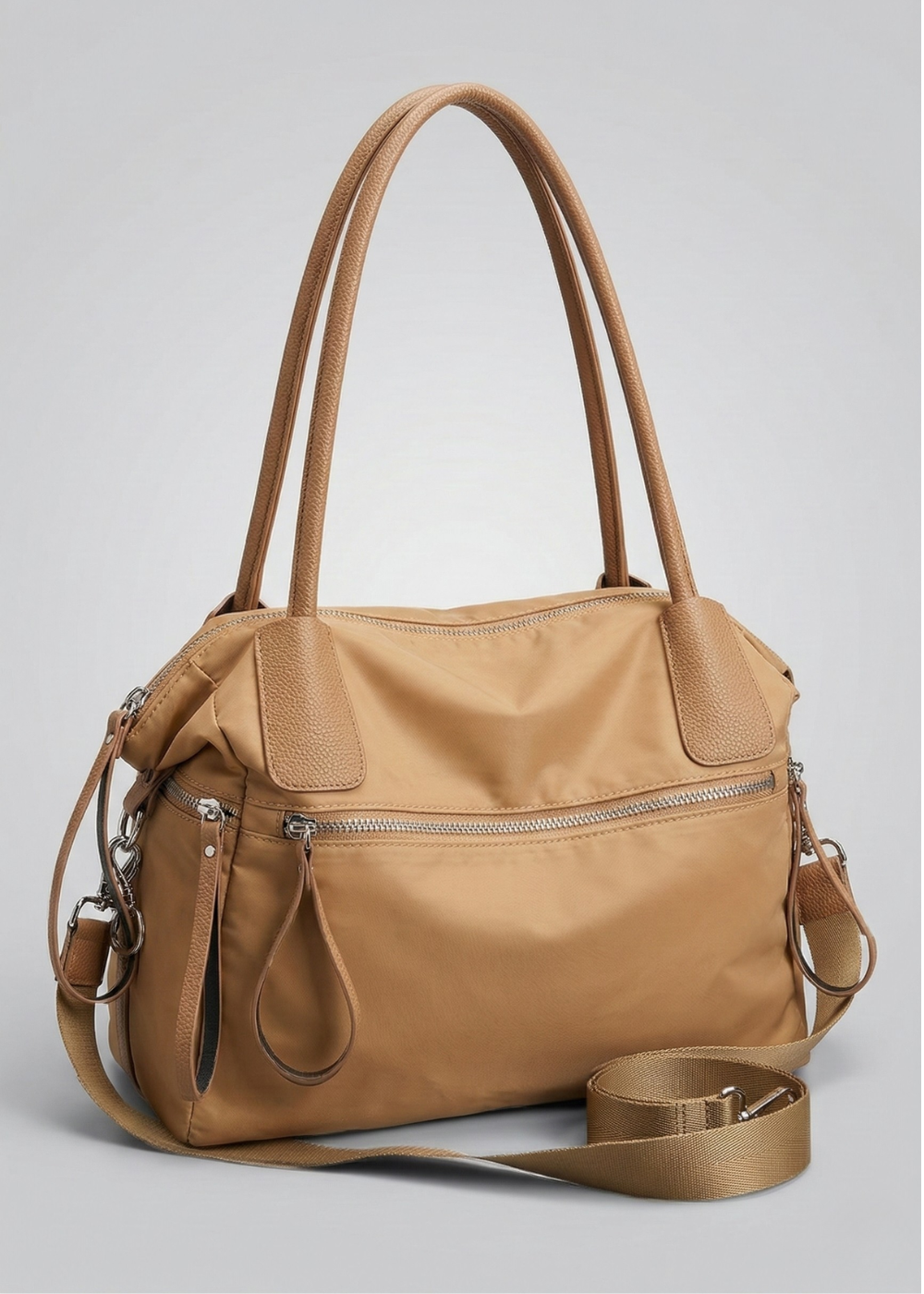 Thermabuild | Khaki Nylon Tote Bag for School