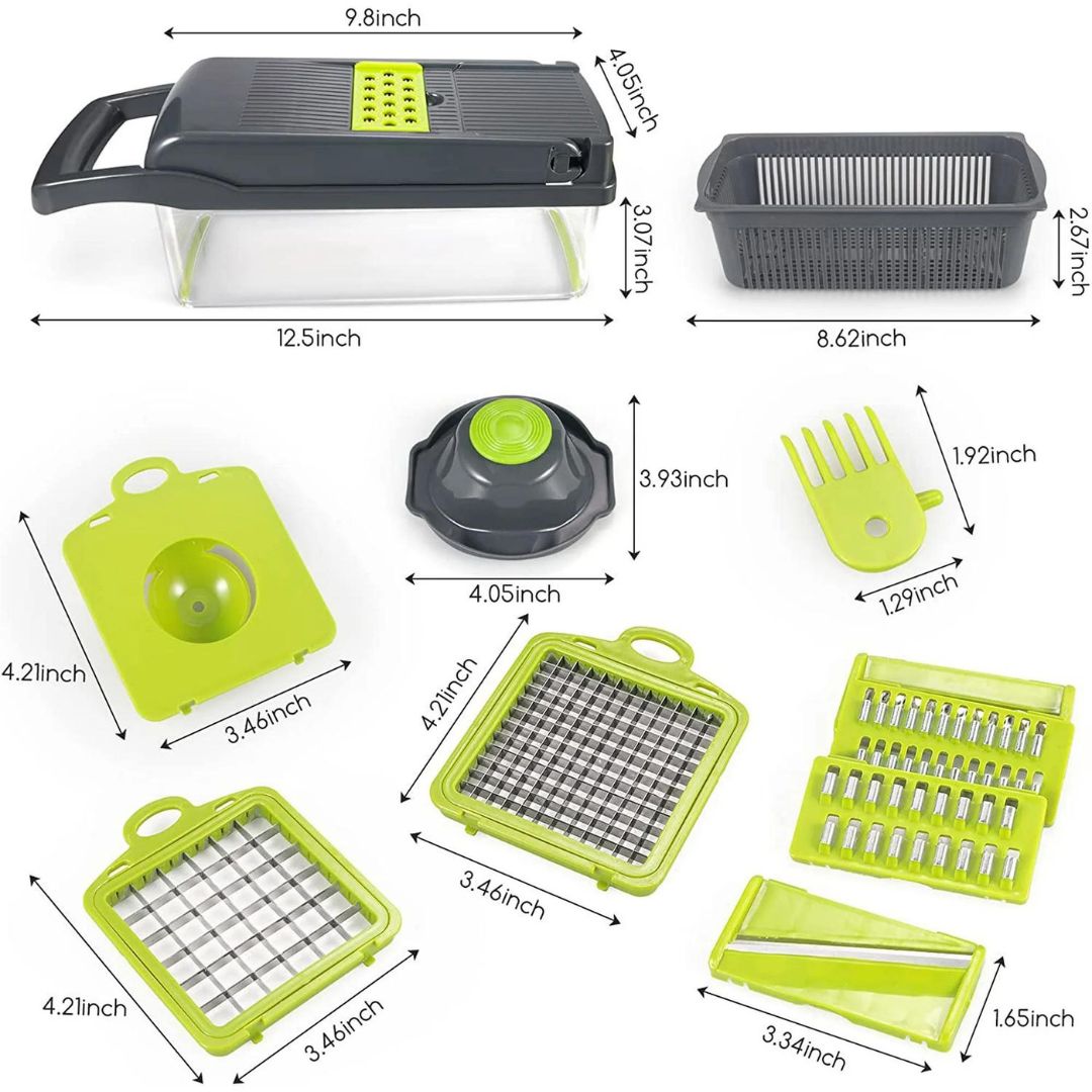 Thermabuild | 18-In-1 Vegetable Slicer