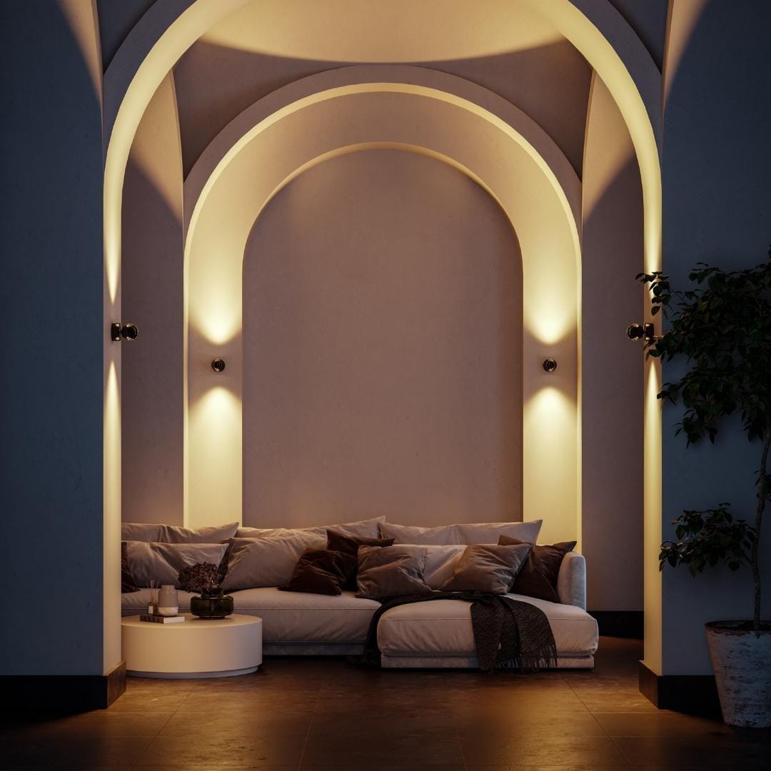 Thermabuild | LED Wall Light Chrome Modern Spot Lamp
