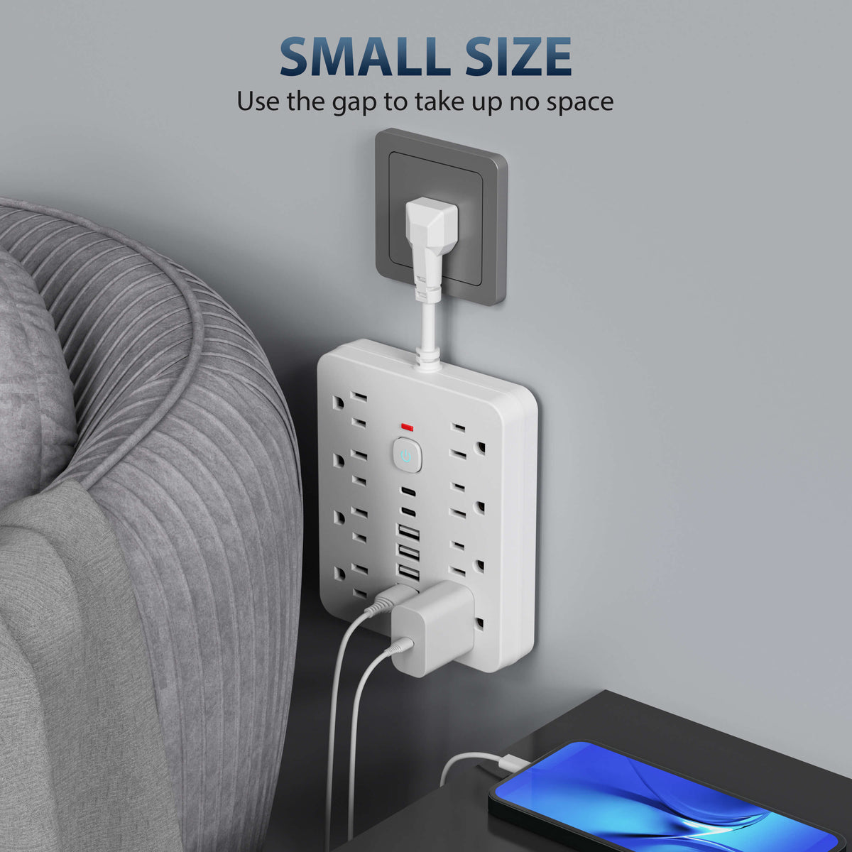 Thermabuild | 14-In-1 Power Strip With Surge Protection