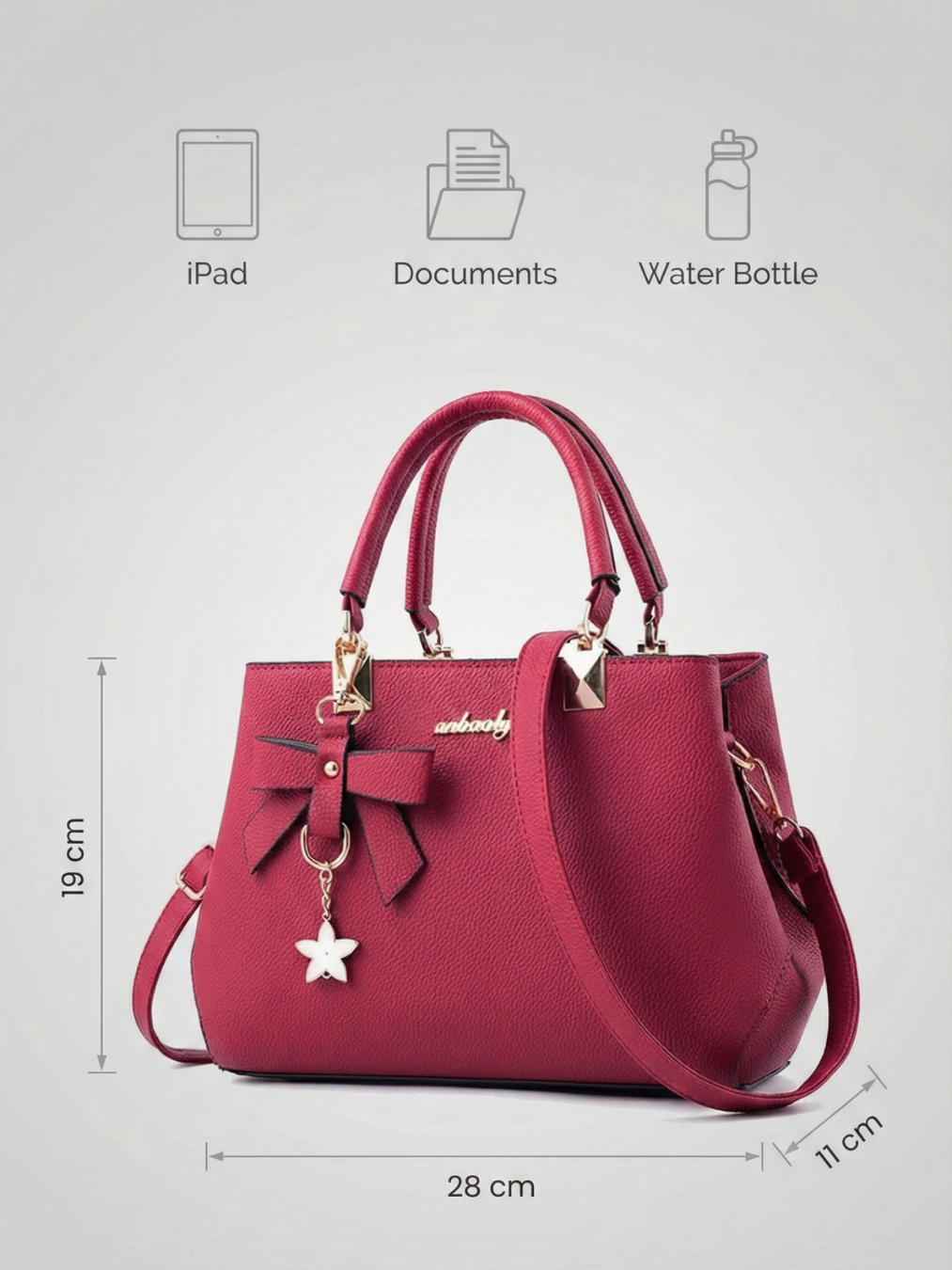 Thermabuild | Ladies large vegan leather work bag