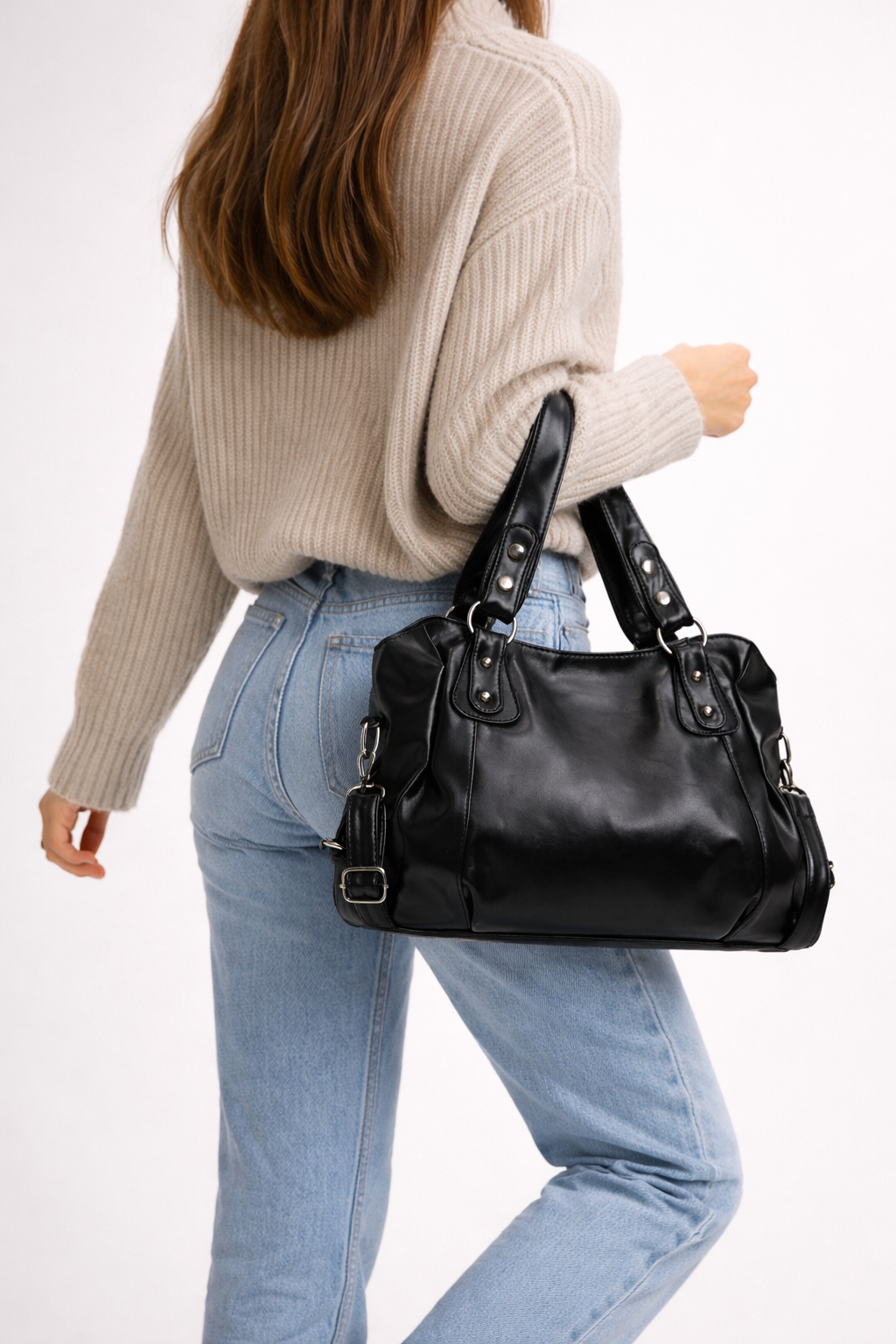 Thermabuild | Large black handbag for school