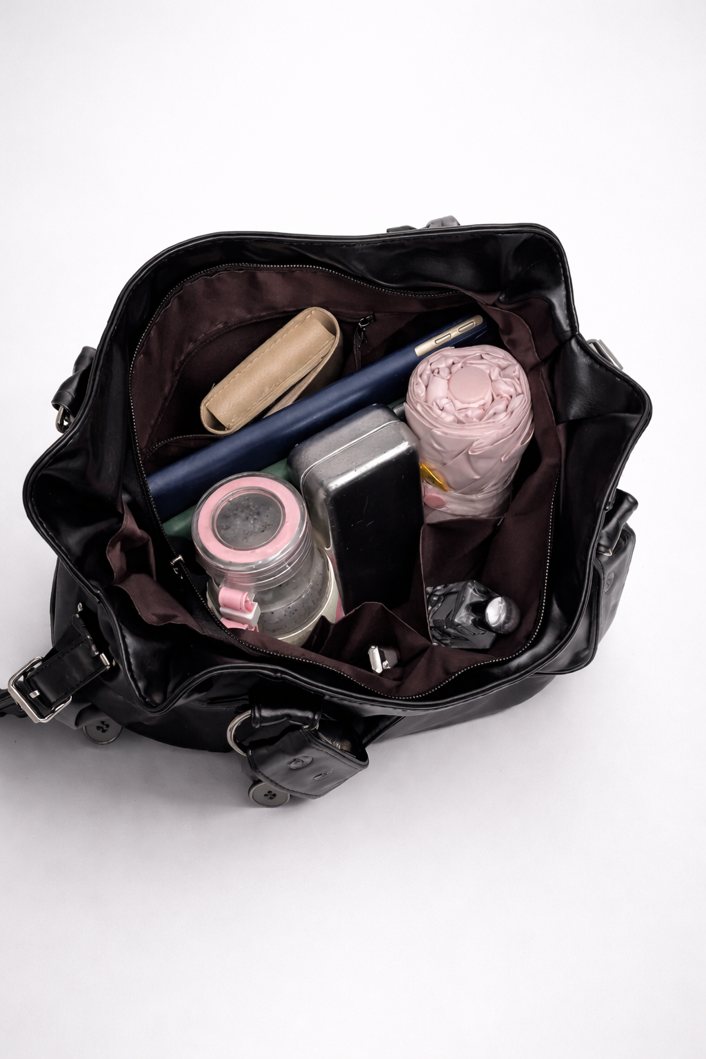 Thermabuild | Large black handbag for school