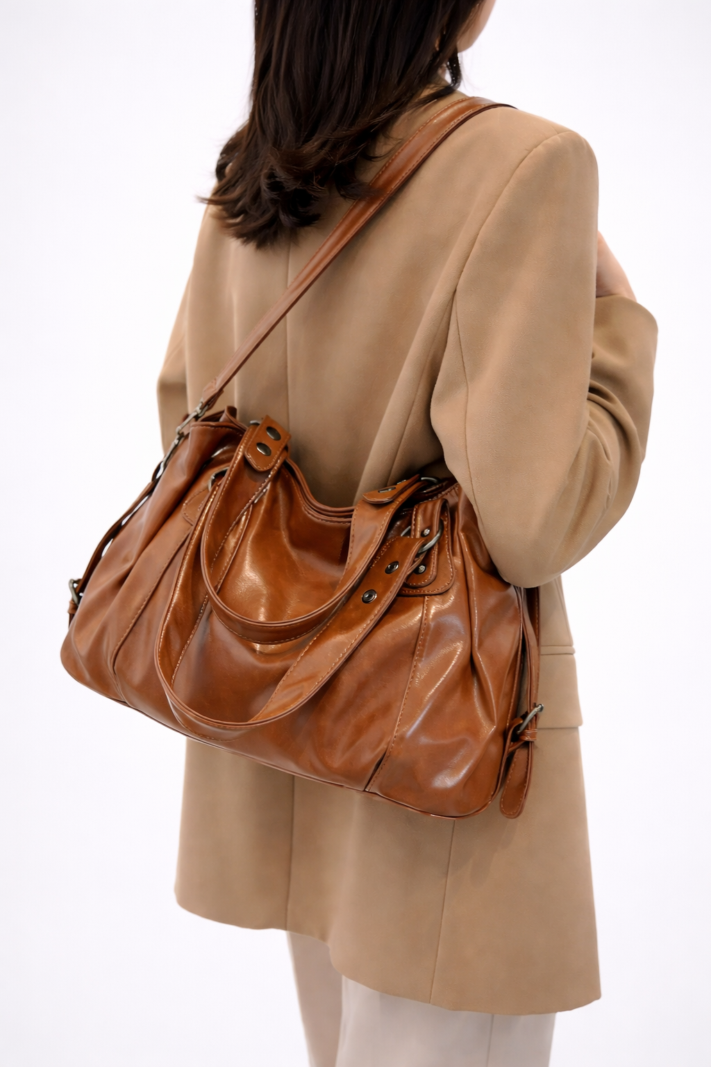 Thermabuild | Large brown handbag for school