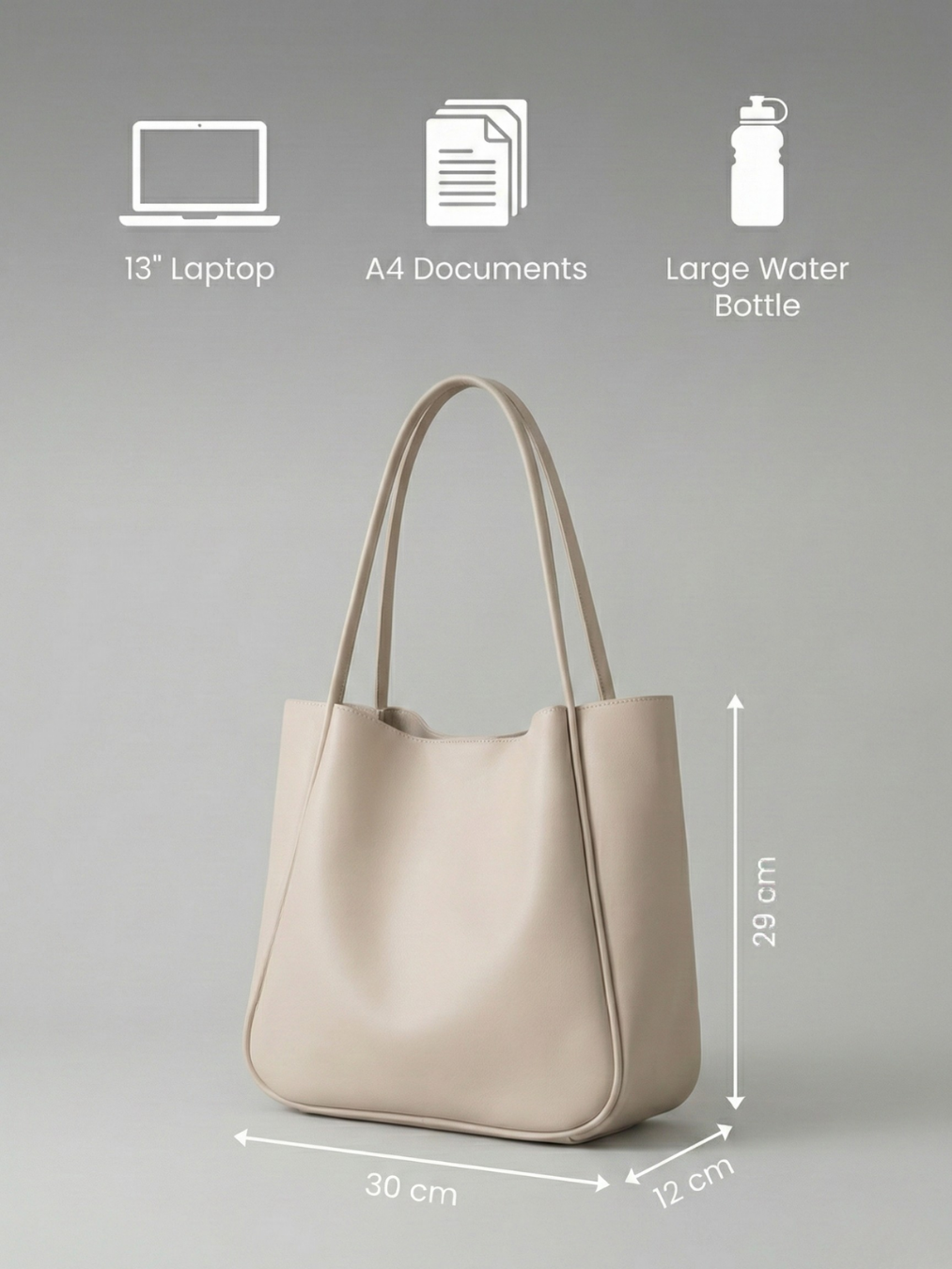 Thermabuild | Large Vegan leather work bag